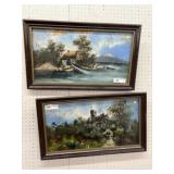 (2) Reverse Paintings