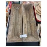 (2) Cast Metal Troughs