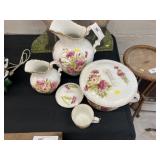 Incomplete Porcelain Vanity Set