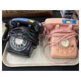 (2) Vintage Rotary Phones