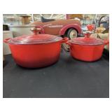 (2) Le Creuset Dutch Ovens
