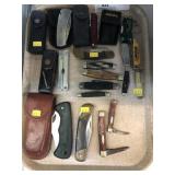 Case and Assorted Pocket Knives