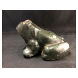 Early 20th Century Cast Metal Frog