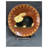 Ned Foltz Redware Plate