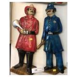 (2) Composition Figural Form Wall Plaques