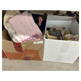 (2) Boxes of Textiles
