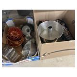 (2) Boxes of Cookware
