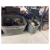(2) Mop Buckets with Wash Basin