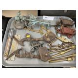 Primitive Brass and Cast Metal Door Hardware