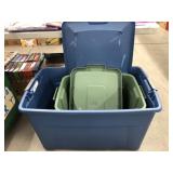 (2) Storage Totes with Lids