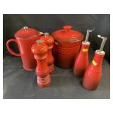 Le Creuset Coffee Pot, Shakers, Canister, etc.