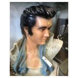 Composition Bust of Elvis
