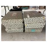 (6) Cardboard Ornament Boxes