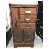 Vintage Oak File Box