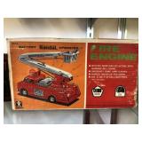 Vintage Japan Battery Powered Fire Truck