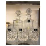 Royal Doulton and Block Crystal Decanters, etc.