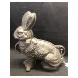 Cast Metal Rabbit Form Food Mold