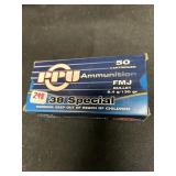 (50) Rds. of 38 Special 130 gr. Ammunition