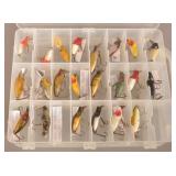 (22) Vintage Heddon Lures