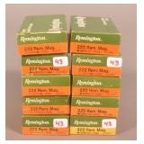 (200) 222 Rem. Mag. Unprimed Rifle Cases