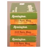 (60) 222 Unprimed Rifle Cases