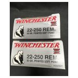 (40) Rds. of 22-250 55 gr. Ammunition