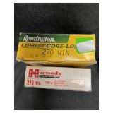 (39) Rds. of Assorted 270 Ammunition