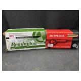 (100) Rds. .38 Spl. 130 gr. & 158 gr. Ammunition