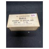 Approx. (50) Rds. of .38 Spl. M41 Ball Ammunition
