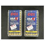 (100) Rds. of .22 WMR 40 gr. Ammunition