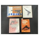 (4) Ref. Books on Mauser, Luger & Beretta Handguns