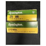 (25) Rds. of 270 130 gr. Ammunition