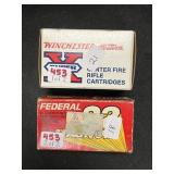 Assortment of .22 Hornet and .22 Mag. Ammunition