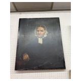 19th Century Oil On Canvas Portrait