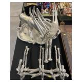 Cast Aluminum Deer, Platter, Wall Racks