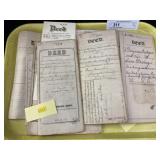 Early 20th Century Deeds