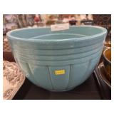 (2) Roseville, Ohio Large Pottery Bowls