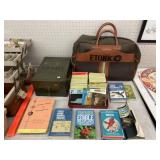 U.S. Naval Box, Reference Books, Info. Cards