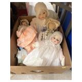 Porcelain and Plastic Dolls