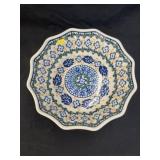 Hand Painted Polish Pottery Bowl