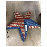 (8) Paint Decorated Tin Stars