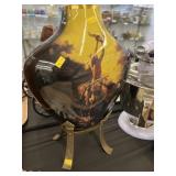 Porcelain Vase on Stand