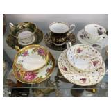 English Cups and Saucers