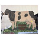 Menno Folk Art Cow Stand-Up
