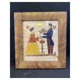 Modern Folk Art Framed Print