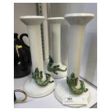 (3) Italian Candlesticks