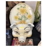 Large Pig Form Still Bank