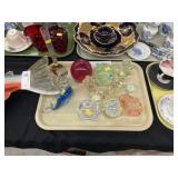 Art Glass Paperweights, Vase, Figurine