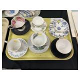 (6) Chinaware Cups and Saucers