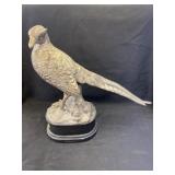 Brass Pheasant Sculpture